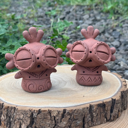 遮光器土偶 陶製置物 彫刻 セラミミック 通販 15973268｜Creema