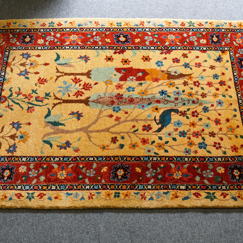 125×80cm ペルシャ バラミン産 手織り絨毯 カーペット・絨毯 125×80cm ペルシャ バラミン産 手織り絨毯 カーペット・絨毯