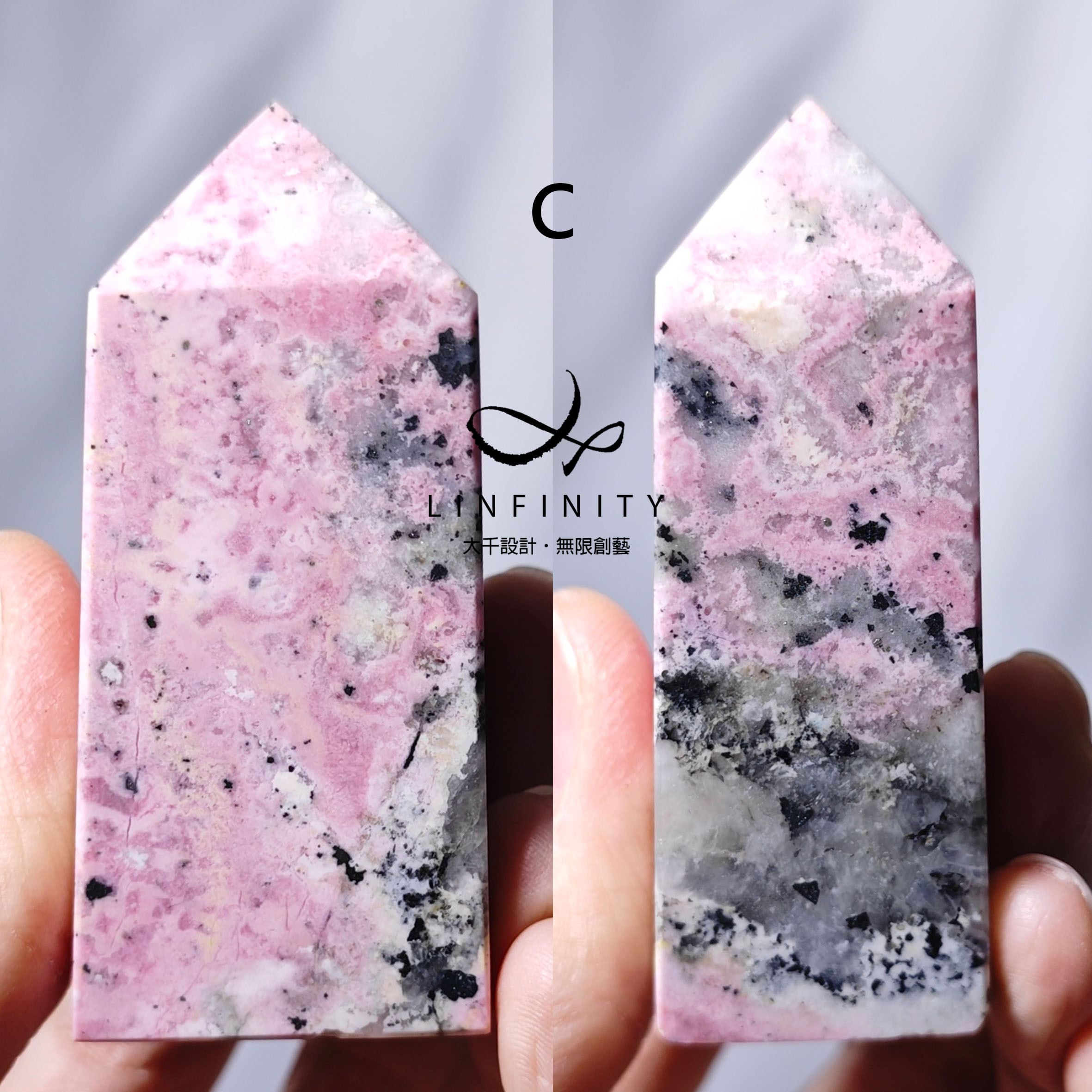 最高級のロードナイトローズストーンコレクションレベルの幸運をもたらす出会い高貴な人々、富とキャリアの水晶柱単品 10,626円