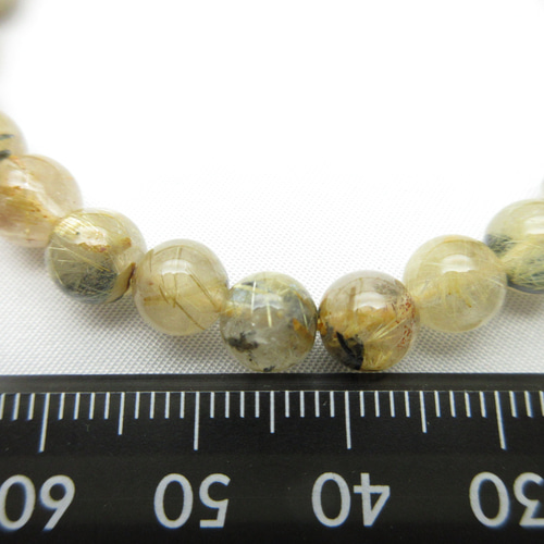 値下げ】/【母岩ヘマタイト入りゴールドルチルクォーツ】/size(約15.5