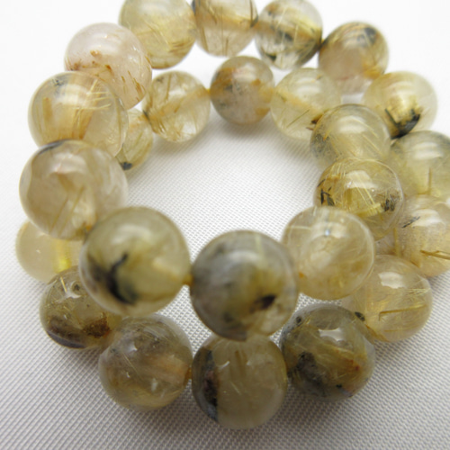 値下げ】/【母岩ヘマタイト入りゴールドルチルクォーツ】/size(約15.5