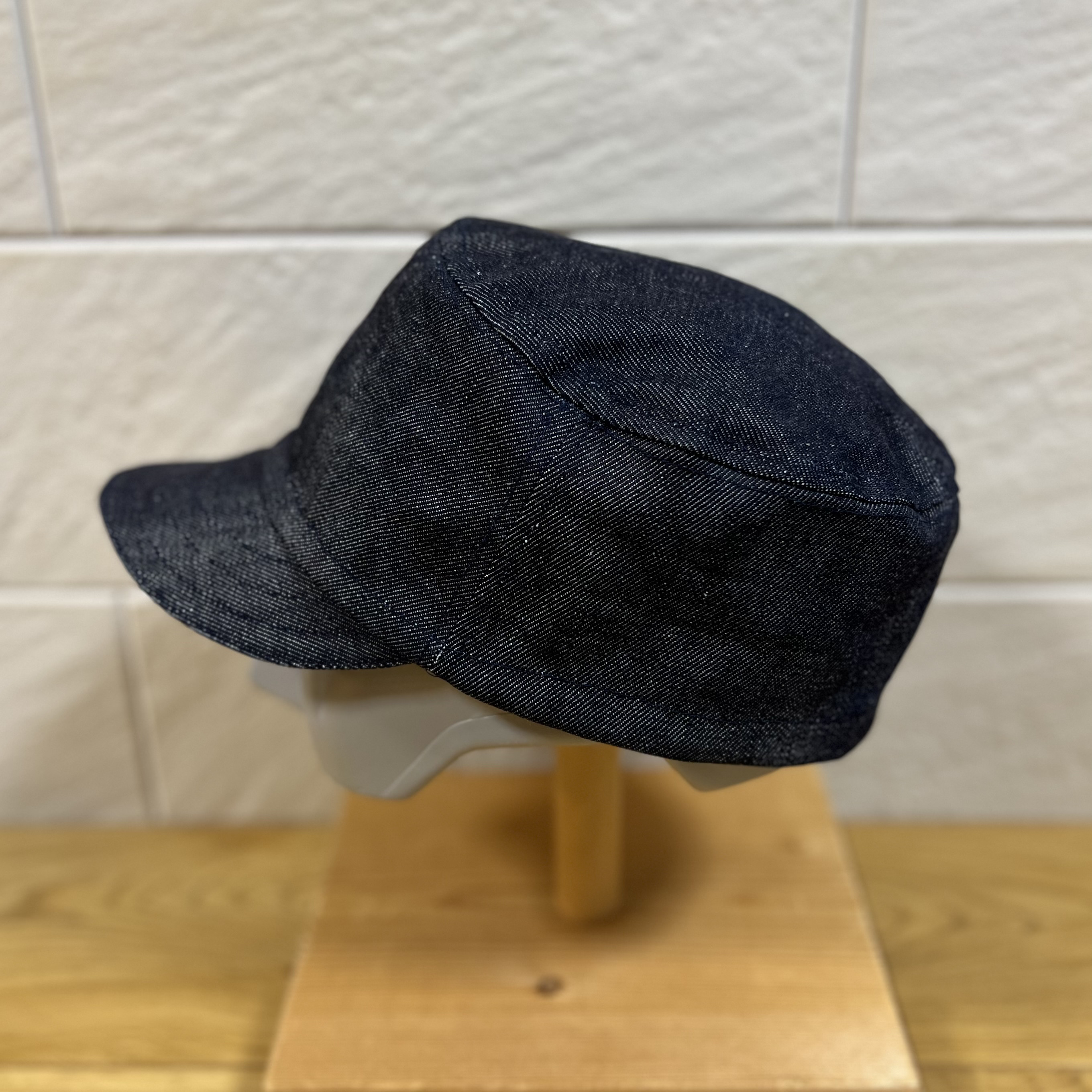 50s DENIM CAP デニム メカニック デニムキャップ ワンウォッシュ HIGHER（ハイアー） 別注 セルヴィッチ デニムキャップ ワン