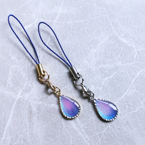 色が変わる宝石「雫ストラップ」 携帯ストラップ atelier ShowKer 通販