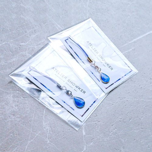 色が変わる宝石】雫ストラップ 携帯ストラップ atelier ShowKer 通販