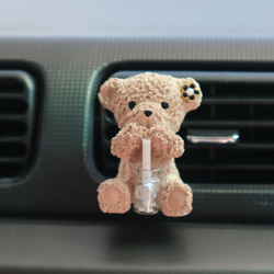 車用 LUNAくま アロマストーン ディフューザー・アロマポット