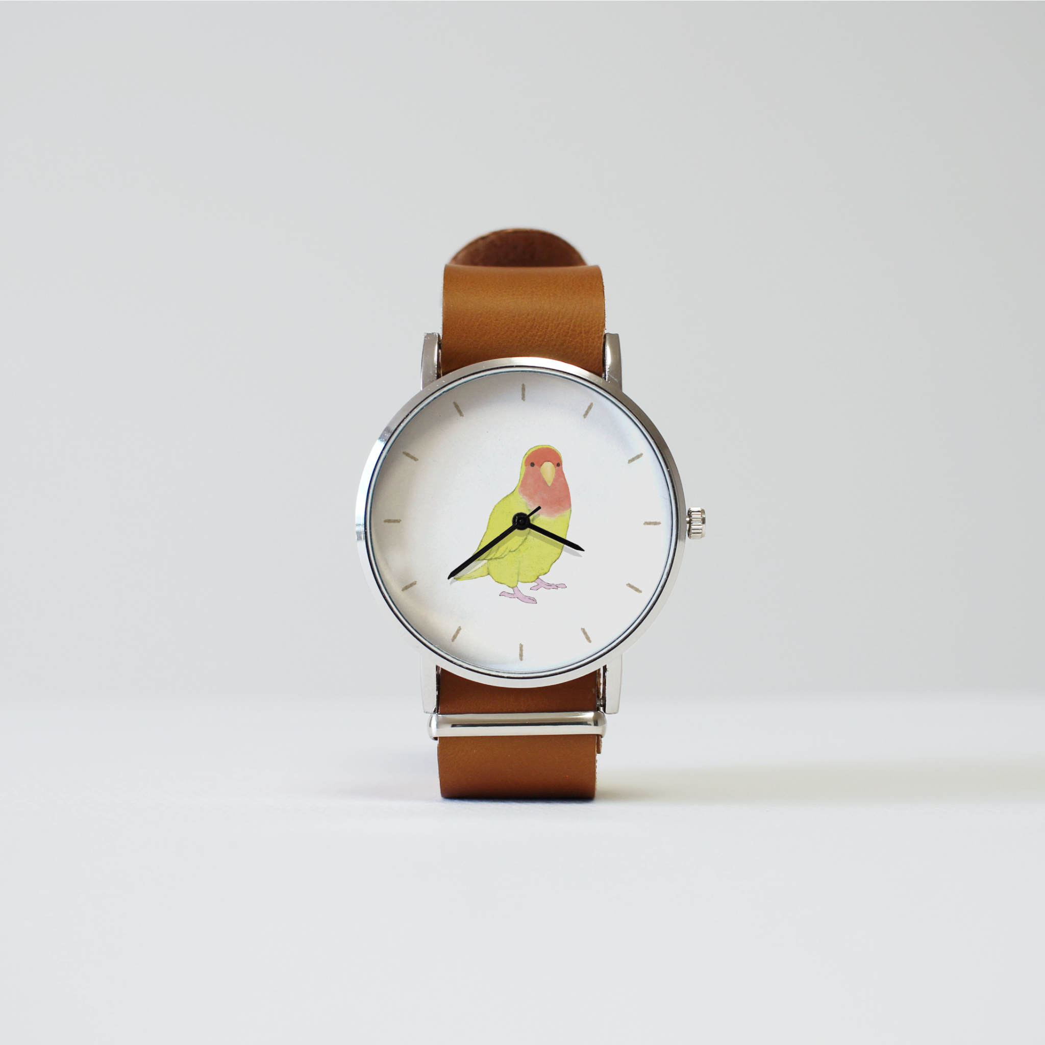 コザクラインコ（ルチノー）の腕時計