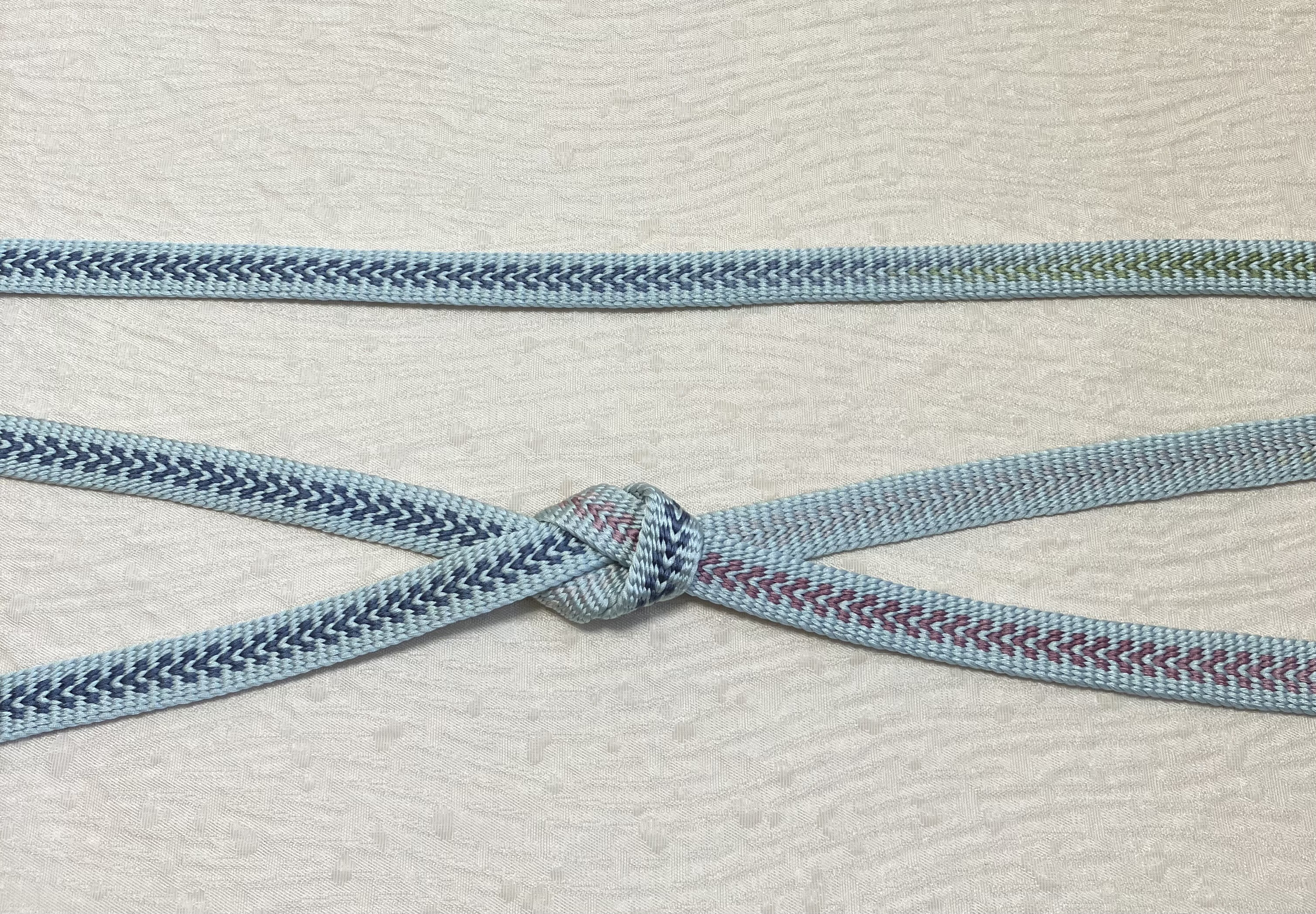 春のお出掛け応援10％OFF】手組み組紐 帯締め「雁がね」 帯留め