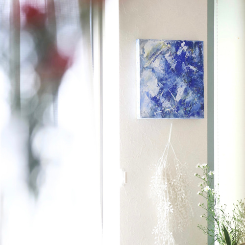 絵画 ★鈴華さま専用★ 青の魔法 962 F4キャンバス 原画 ア−ト 絵画 ☆鈴華さま専用☆ 青の魔法 962 F4キャンバス 原画 ア−ト 「