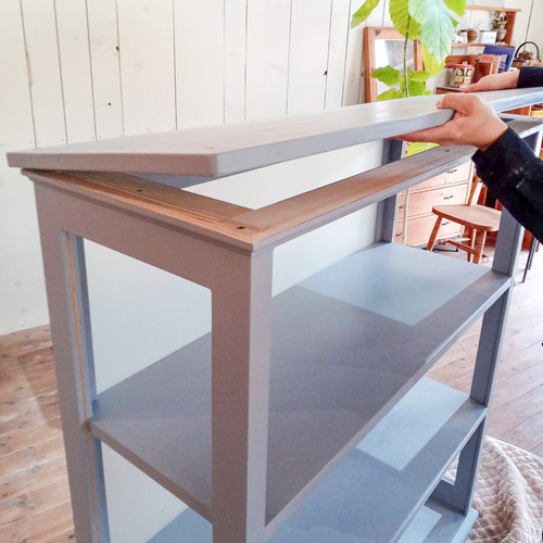 当時物ビンテージ品◾️非売品 GSバッテリー ディスプレイラック/ 棚 mt-0531-01.jpg