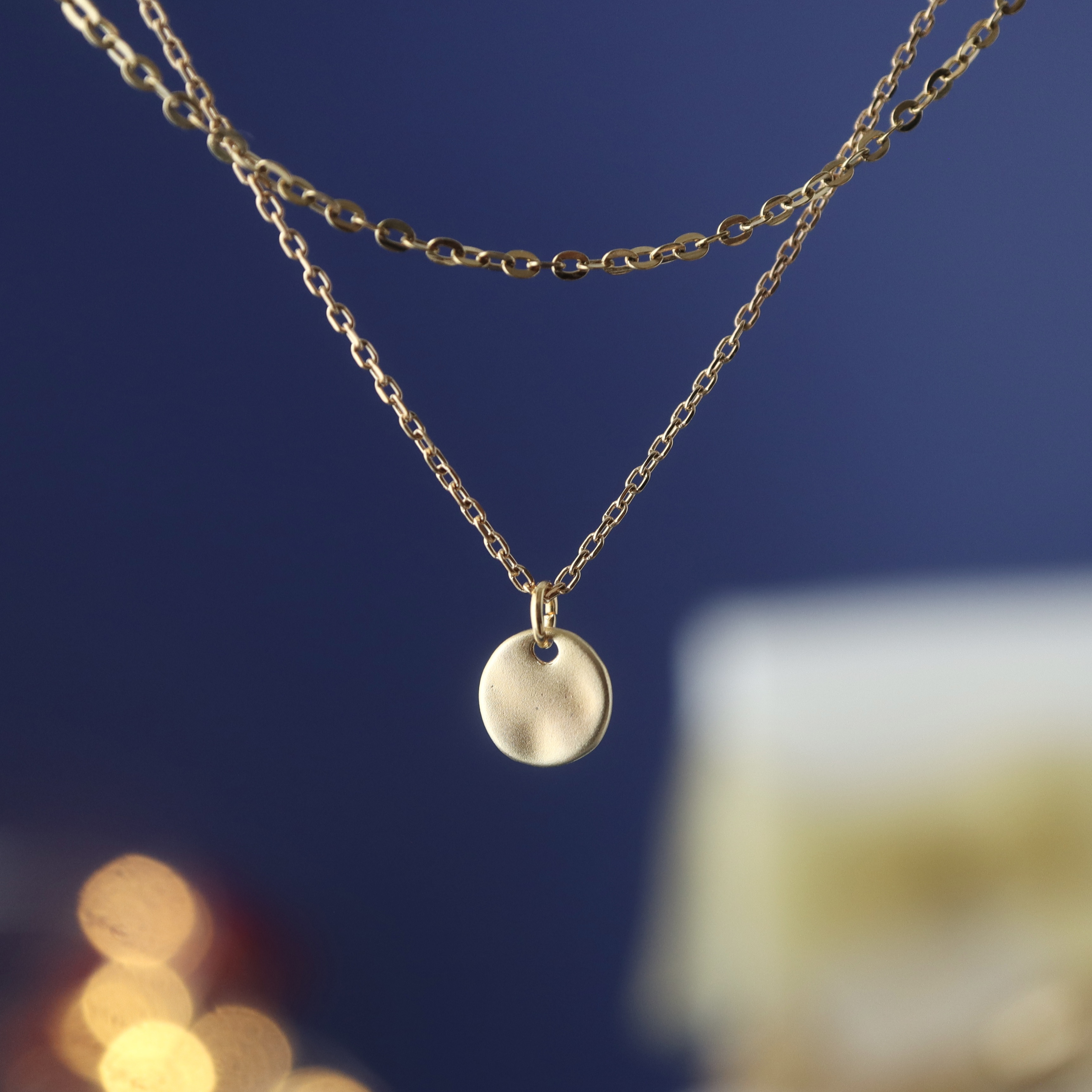 【早割・春の福袋】つけっぱなしOK✶ 小さなコインネックレスセット✶サージカルステンレス･14kgf