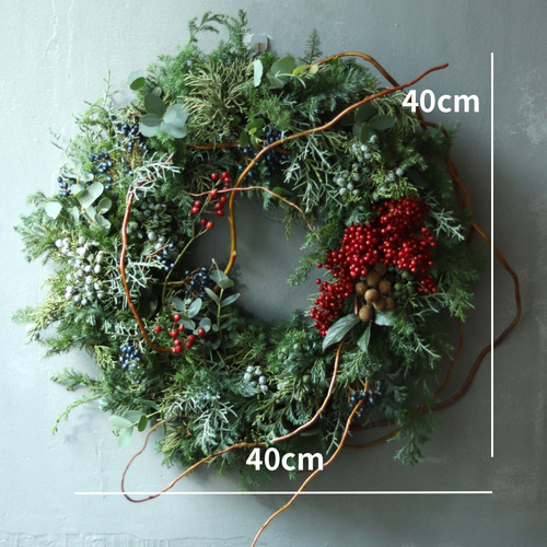 【専用】フラワーリース 晩秋10 華やかなクリスマス特大 クリスマスリース 造花 専用】フラワーリース 晩秋10 華やかなクリスマス特大