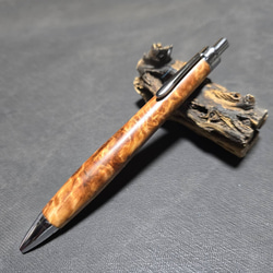越前杉瘤 火炎杢 ウッドボールペン【送料・ギフトボックス無料・当日