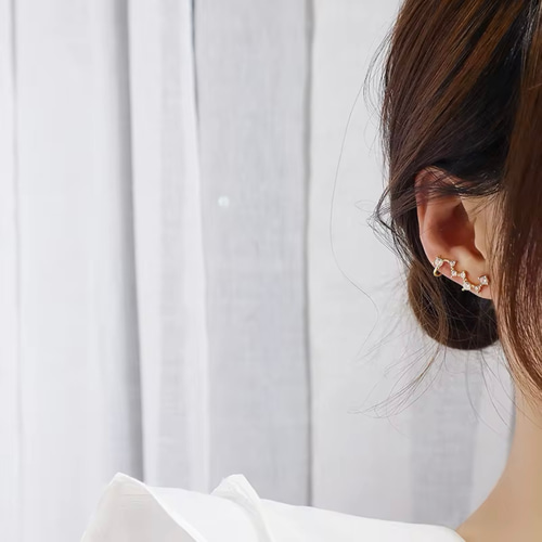 北斗七星 星座 ピアス silver925 キュービックジルコニア スキン