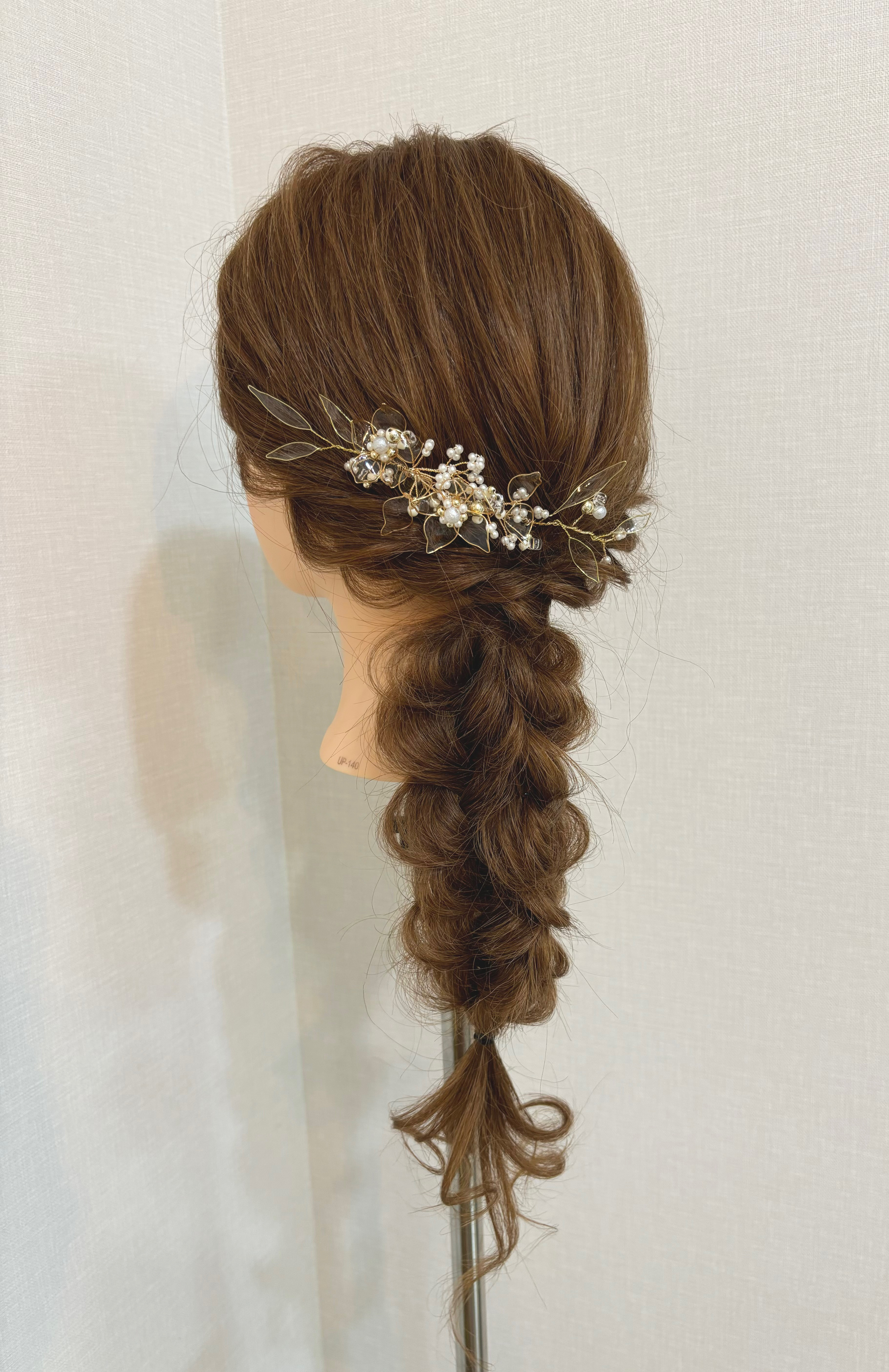 ＊華やかなディップフラワーのヘッドアクセサリー＊