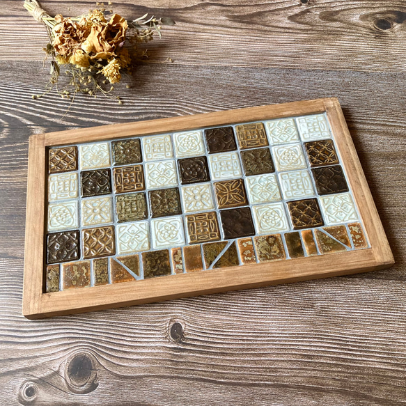 タイルトレー 柄