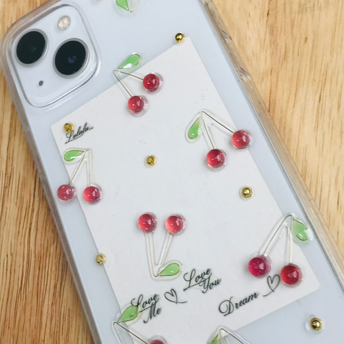 さくらんぼ チェリー スマホケース iPhoneケース iPhoneケース・カバー