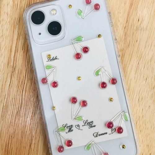 さくらんぼ チェリー スマホケース iPhoneケース iPhoneケース・カバー