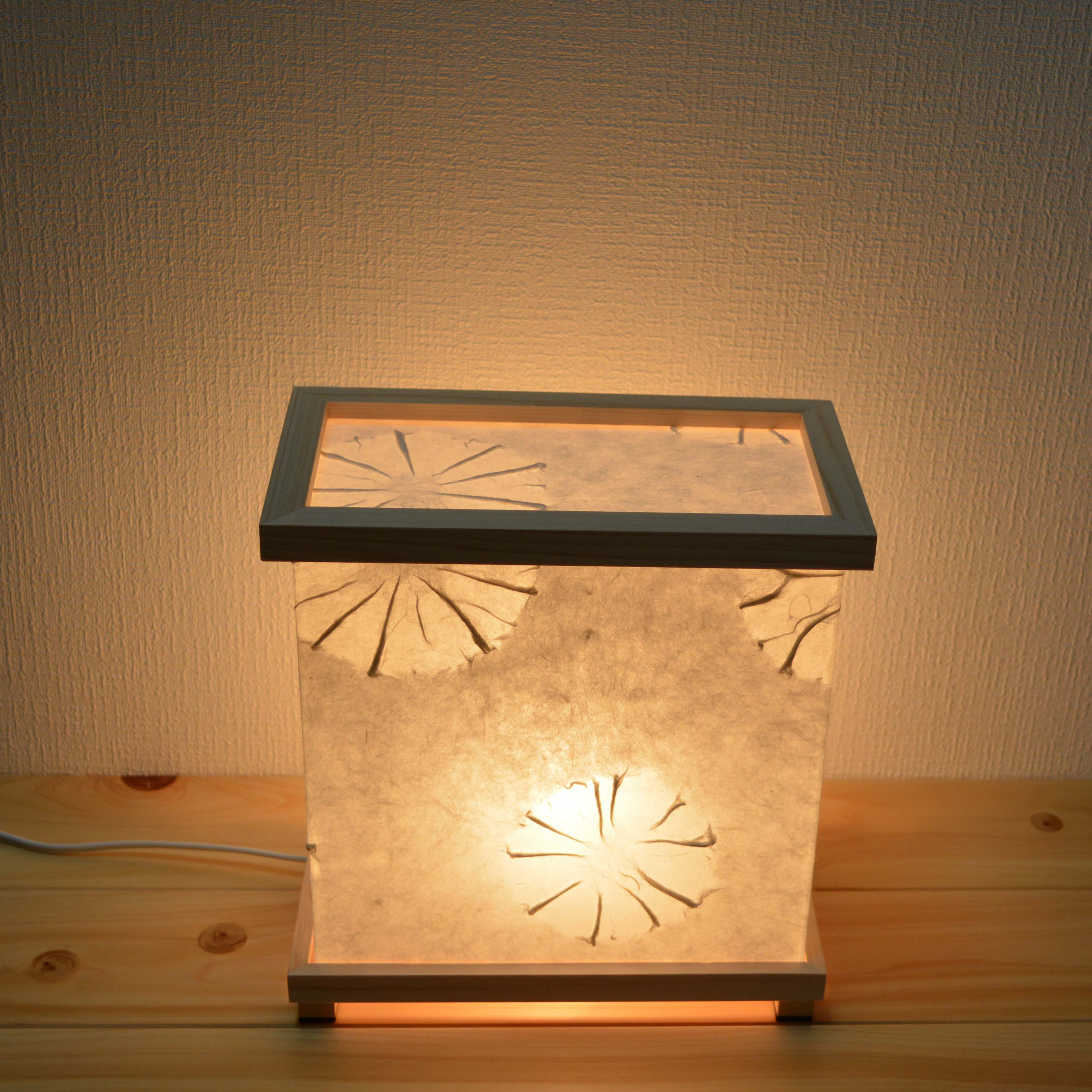 フロアライト檜　華火 LED