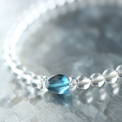 ☆スーパープレミアムブレス☆ロンドンブルートパーズ（タンブル