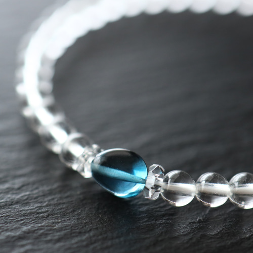 ☆スーパープレミアムブレス☆ロンドンブルートパーズ（タンブル