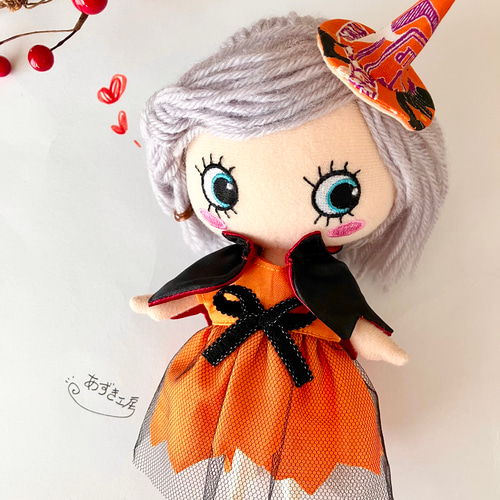 ハロウィンオレンジ魔女セット♡ヘアアクセ イルメール イーマリー