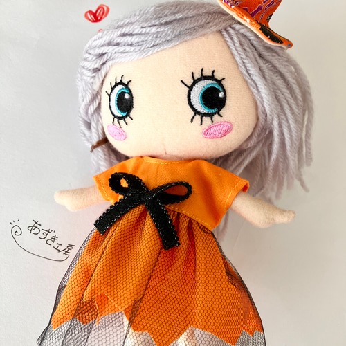 ハロウィンオレンジ魔女セット♡ヘアアクセ イルメール イーマリー
