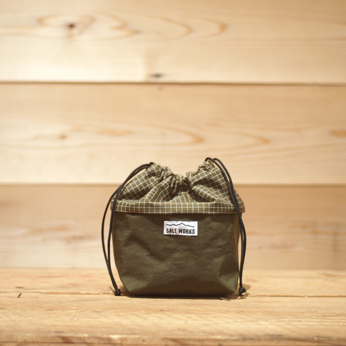 READYMADE／カーキ ロープサック 巾着 READYMADE ロープサック巾着