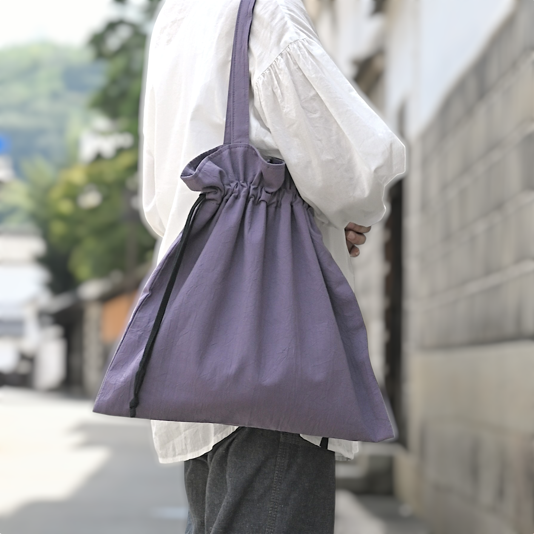 にゃんた　ジョリーフルール使用　凄く大きな巾着バッグ　ハンドメイド 専用☆巾着袋☆ ジョリーフルール にゃんた ジョリーフルール