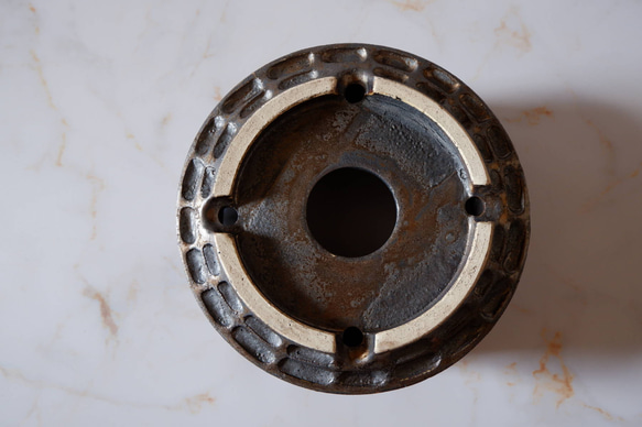 6号燻し金彩平鉢574　塊根植物　多肉植物　盆栽　植木鉢　作家鉢　沖縄 7枚目の画像