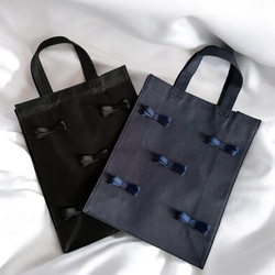 サイドリボンのA4も入るサブバッグ♡ママバッグお受験バッグお受験