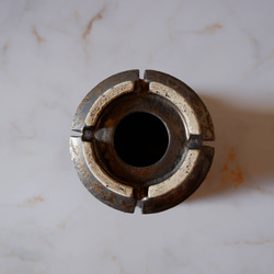 4.5号燻し金彩スリット鉢577　塊根植物　多肉植物　盆栽　植木鉢　作家鉢　沖縄 7枚目の画像