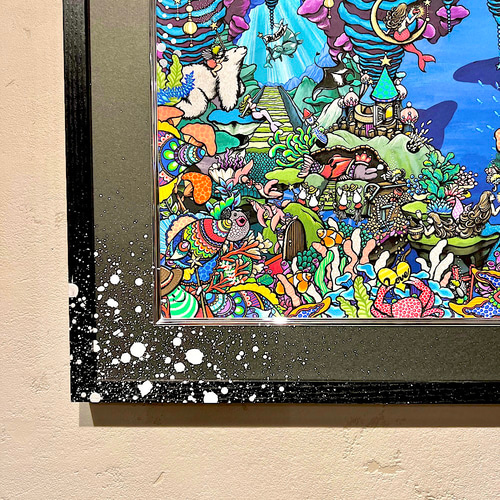 フカヒレ　複製原画　版画　ジークレー　シリアル001 フカヒレ 複製原画 版画 ジークレー シリアル001 複製原画 / ILFORD社