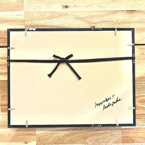 海の絵 作品名「海の中からフレーフレー」(クリオネたちの応援団) 複製