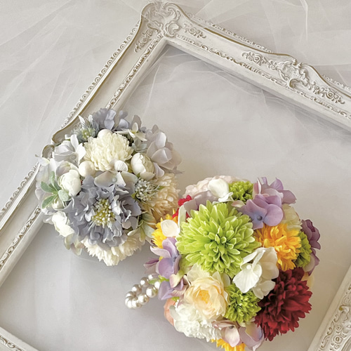 【♨️】造花ブーケ Amazon｜アートフラワー（造花）ブーケ/白バラキャスケード