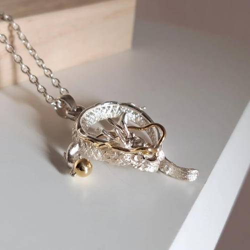 龍 ペンダントトップ 18金/シルバー 】龍ネックレス 龍アクセサリー 龍