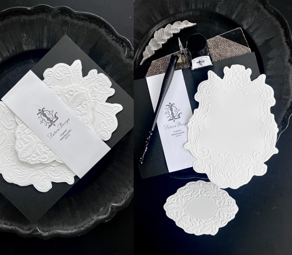 エンボスレリーフレター4枚セット（LL） 6枚目の画像