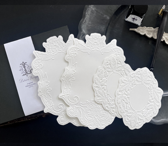 エンボスレリーフレター4枚セット（LL） 5枚目の画像