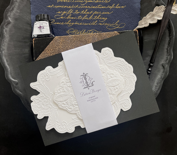 エンボスレリーフレター4枚セット（LL） 2枚目の画像