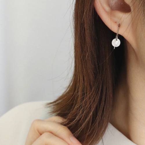 毎日使えるサイズ感✶小さなコインピアス・イヤリング 《選べる金具