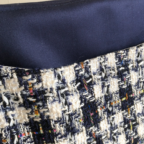 ショルダーバック ツイード 紺系 ショルダーバッグ tumugi 通販  