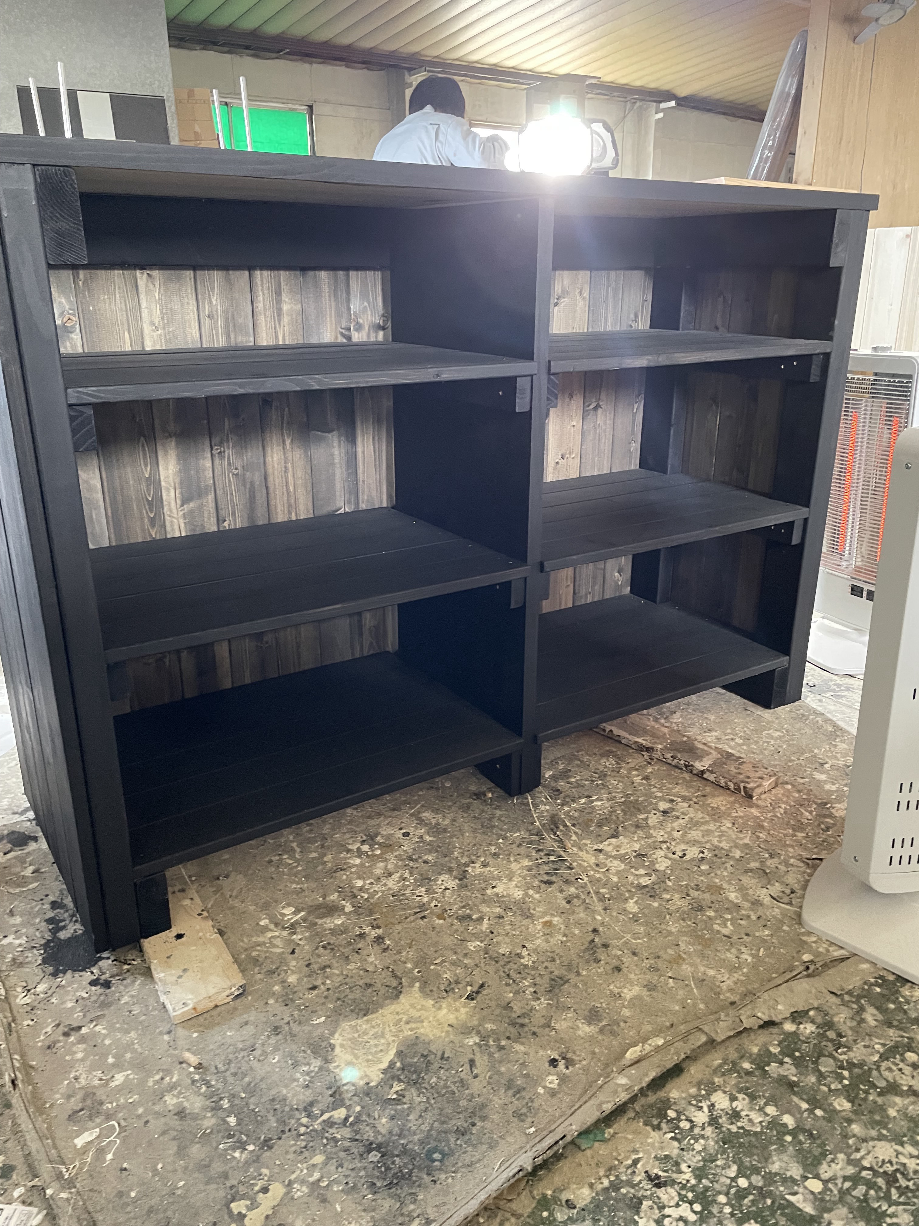 【フラット】カウンター　収納　レジ　ディスプレイ　幅140✖︎高さ93✖︎奥行き50センチ