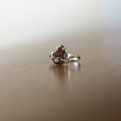 （獨一無二/Silver925）超七石英銀戒指（11*7mm/8號） 第4張的照片