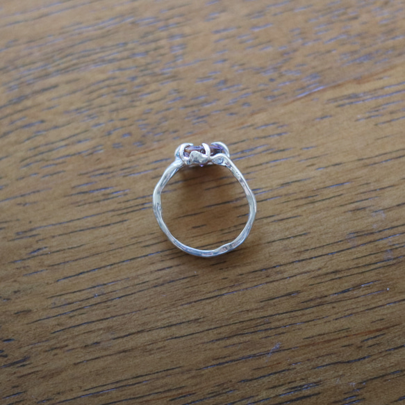 （獨一無二/Silver925）超七石英銀戒指（11*7mm/8號） 第8張的照片