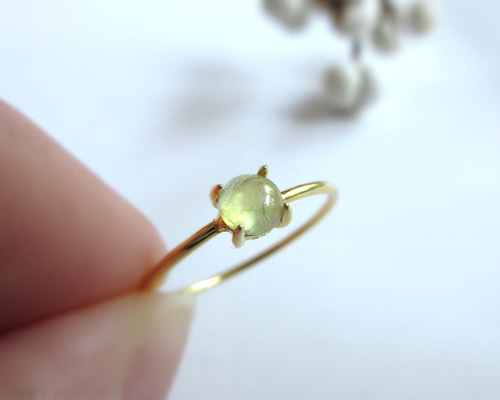 ✌︎('ω'✌︎ )舶来ヴィンテージ18k刻印の希少宝石クリソベリルキャッアイリング ✌︎('ω'✌︎ )舶来ヴィンテージ18k刻印の希少宝石クリソベリル