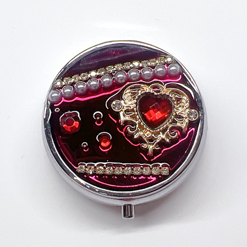 ✿MARI様·専用✿ハンドメイド　ピルケース Amazon.co.jp: WIICOYK ピルケース 丸型 φ60mm 薬ケース 携帯用