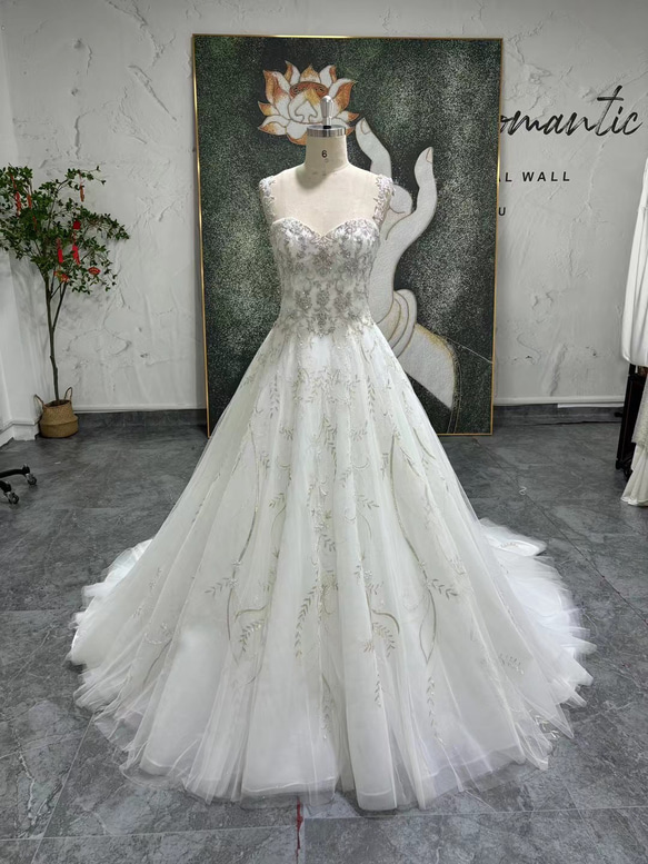 韓国スタイル！キラキラ 多層チュール 編み上げ サイズオーダー可能  