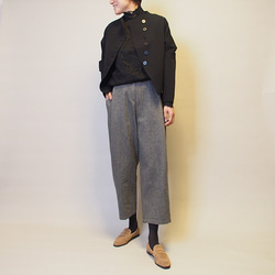 【creema限定の福袋】ゆったりジャケットとテーパードパンツの2点セット 3枚目の画像