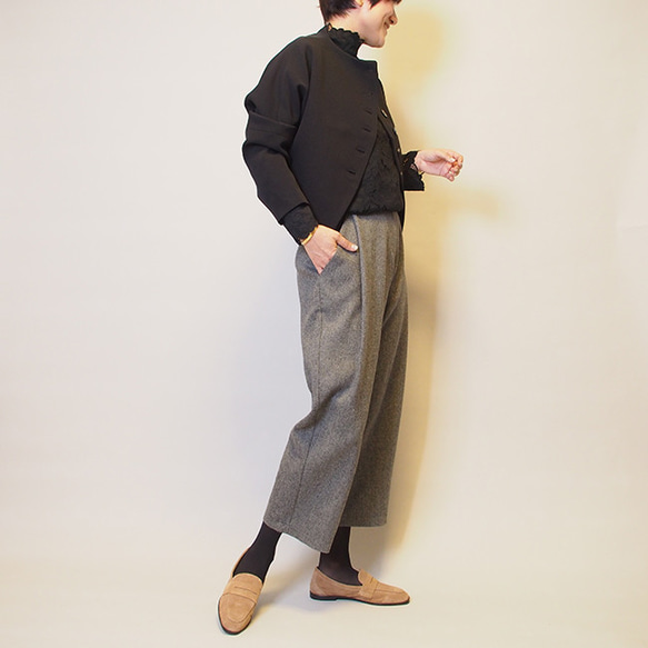 【creema限定の福袋】ゆったりジャケットとテーパードパンツの2点セット 4枚目の画像