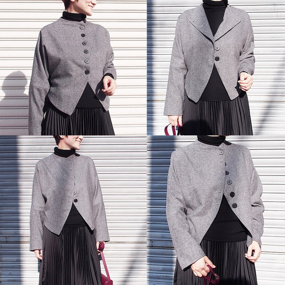 【creema限定の福袋】ゆったりジャケットとテーパードパンツの2点セット 12枚目の画像