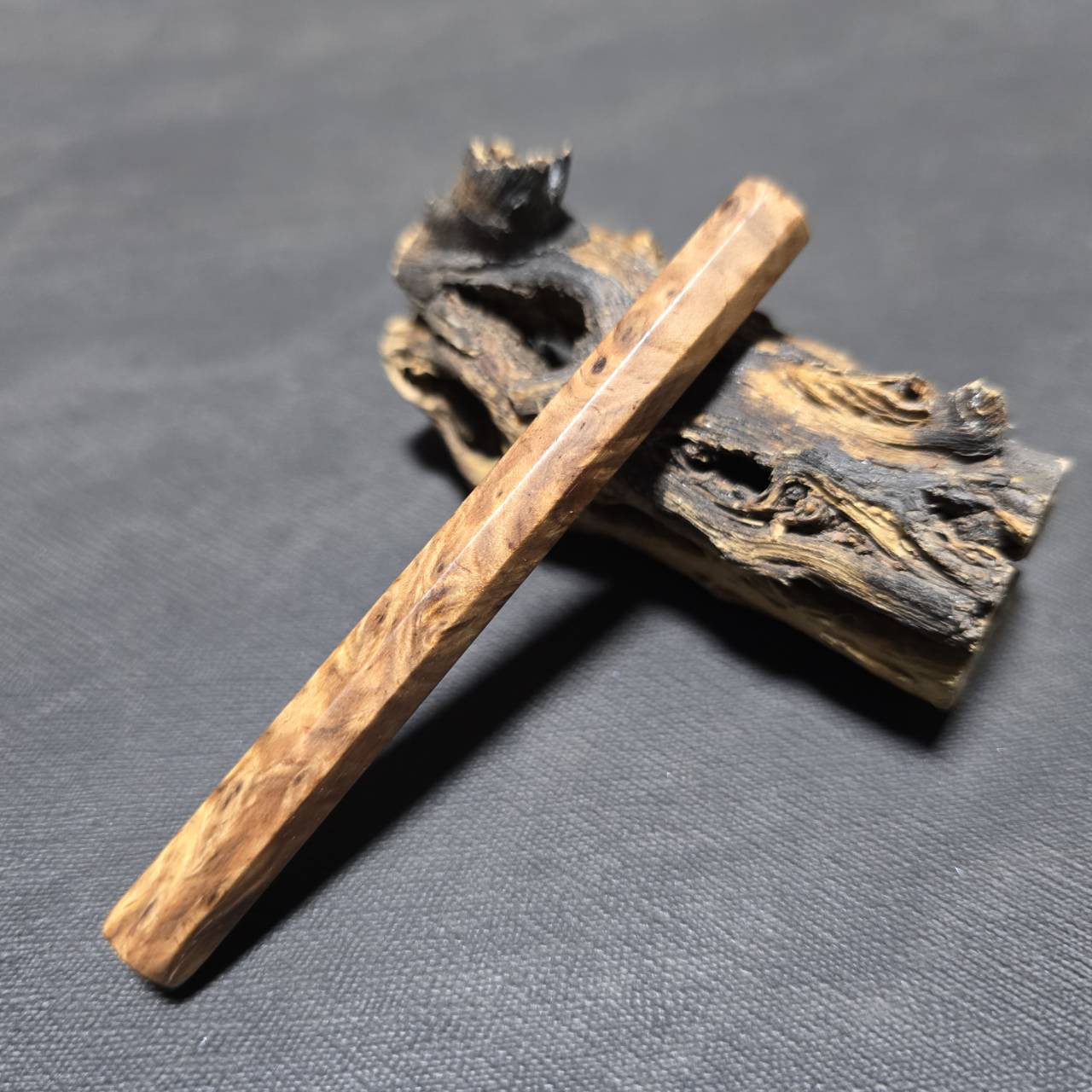 ドラゴンブラッドウッドバール　オクタゴンシャープペンシル交換木軸 【送料・ギフトボックス無料・当日発送】121